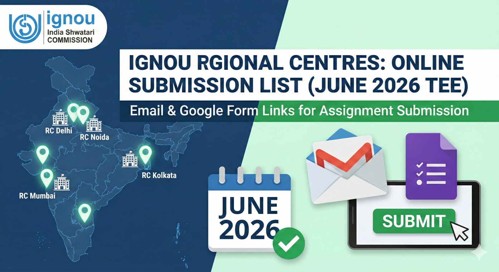 ignou rc online submission